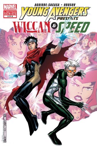  #WandaVision   is planting the seeds for House Of M/Young Avengers. Wanda’s twins are members of the Young Avengers, Speed and Wiccan. The wine bottle in Episode 1 translates to House of Contempt...if we half translate it...House of M...shit getting crazy.