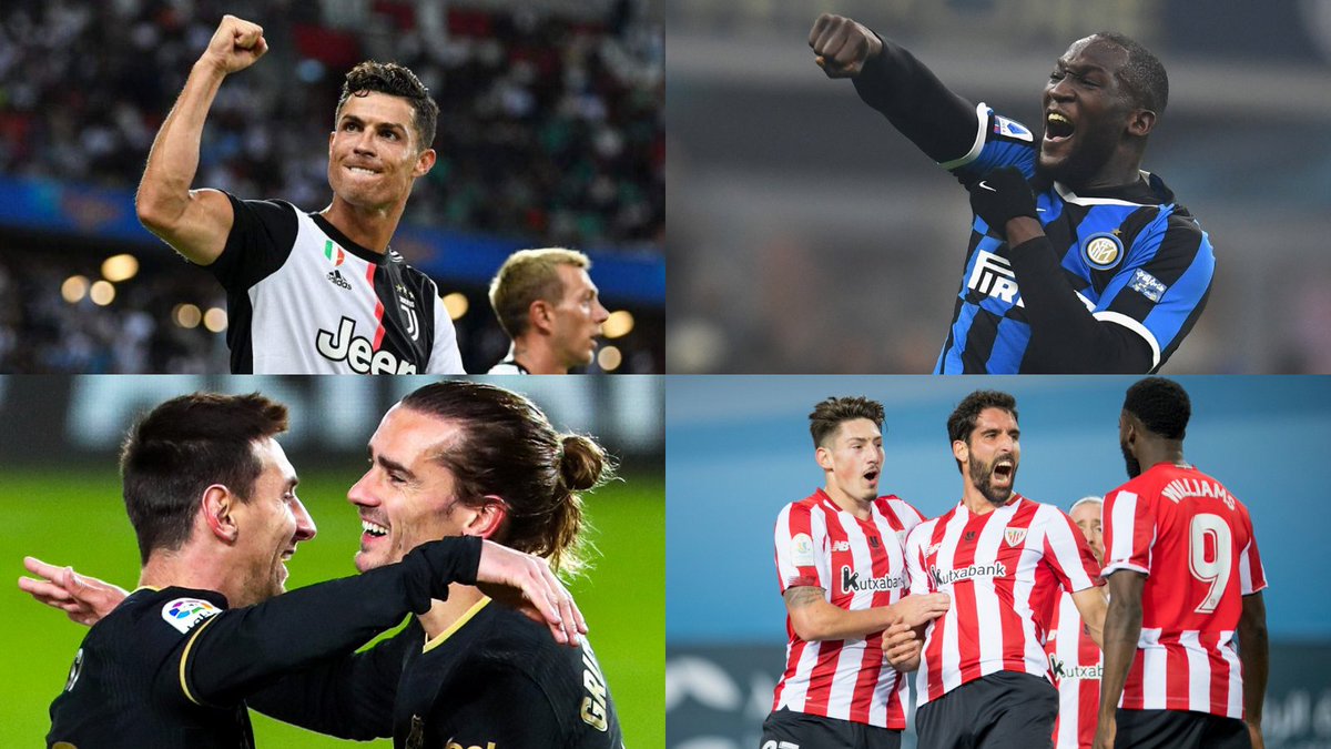 ElCanalDFutbol's tweet photo. 🗓️ Agenda Europea ⚽️
🇮🇹 #DerbiDeItalia
@Inter 🆚️ @juventusfces
⌚ 14H45
🏟 San Siro
🏆#SuperCopaDeEspaña
@FCBarcelona_es 🆚️ @AthleticClub
⌚ 15H00
🏟 Estadio La Cartuja de Sevilla https://t.co/2FKiBUJArp