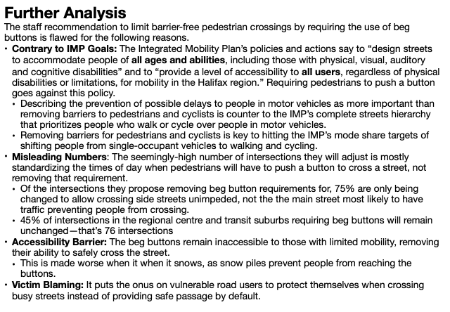 HeyCornpusher's tweet photo. Pedestrian push buttons (“Beg Buttons”) are back at city council this week. Staff are once again proposing minimal changes despite repeated direction to let people cross the street without having to push one. Here’s background and my letter to council. https://t.co/0k44GZ1n6m https://t.co/UM9z675Okr