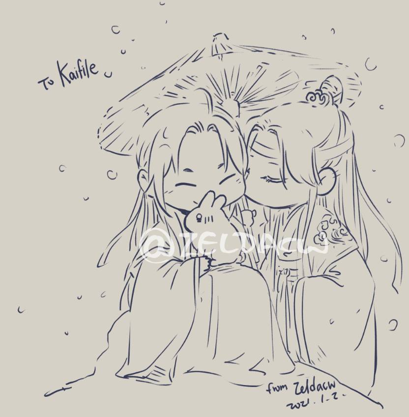 WangXian, Master WuXian, Rin Shima, and Luo XiaoHei :3 
