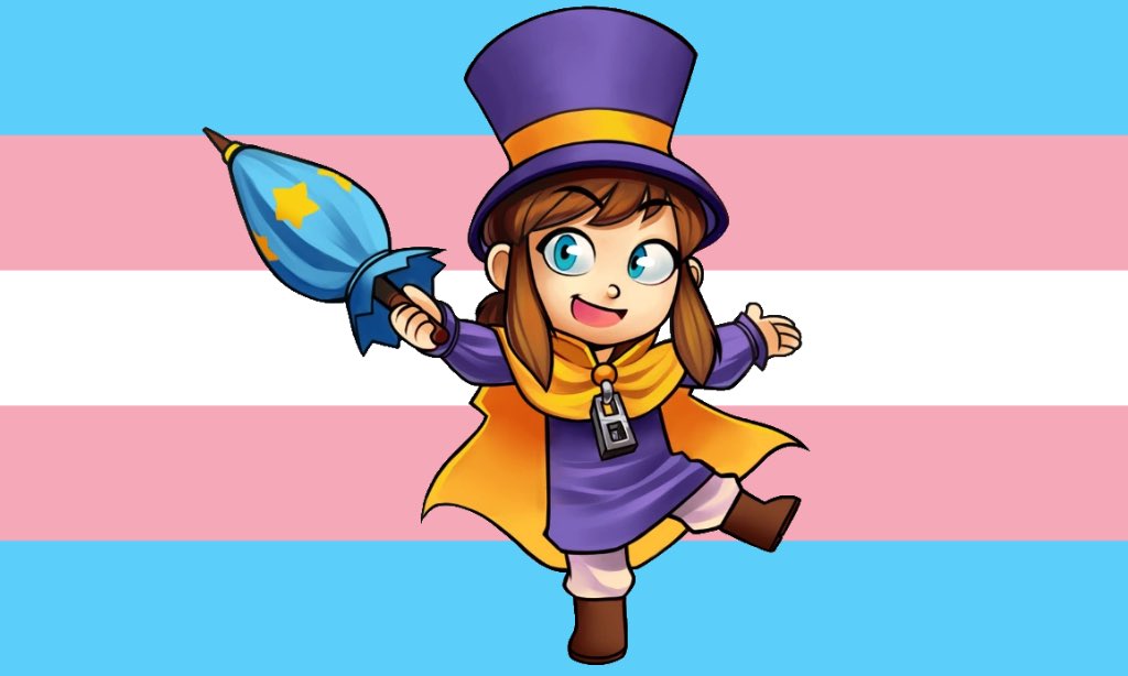 Your Fav is Trans!! on X: Hat Kid from A Hat in Time is Trans!!!   / X