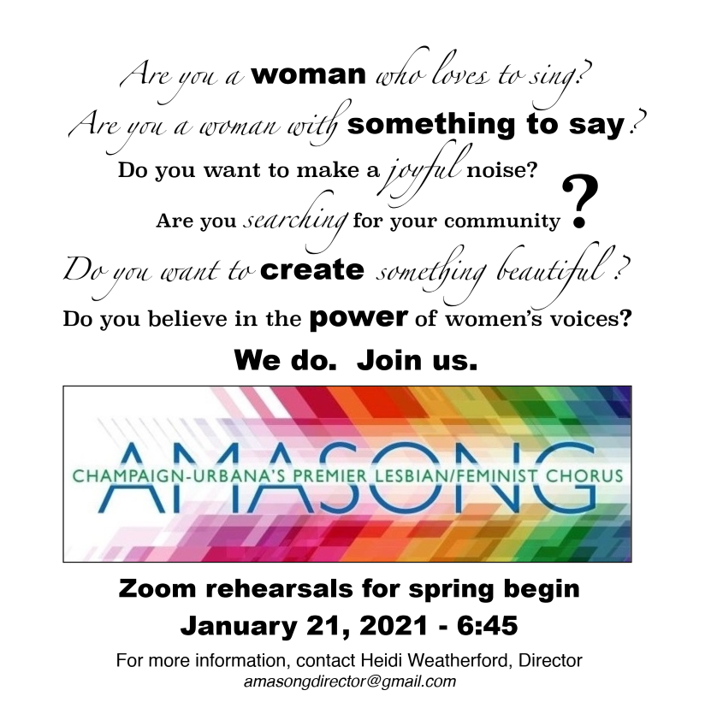 AmasongCU's tweet photo. Amasong is recruiting for spring 2021!  Contact "amasongdirector at gmail dot com" if you are interested in joining.  Also, we're looking for black suffragette songs, if you know any, please DM us.  #virtualchorus #SINGING https://t.co/MbvBfh1r8G
