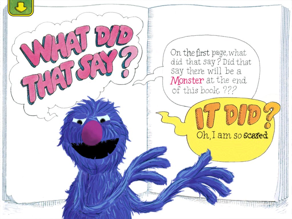 The Monster at the end of this book....This is quite serious, some people will bring up the metafiction elements but no one mention the dynamic lettering that makes it part of the art.