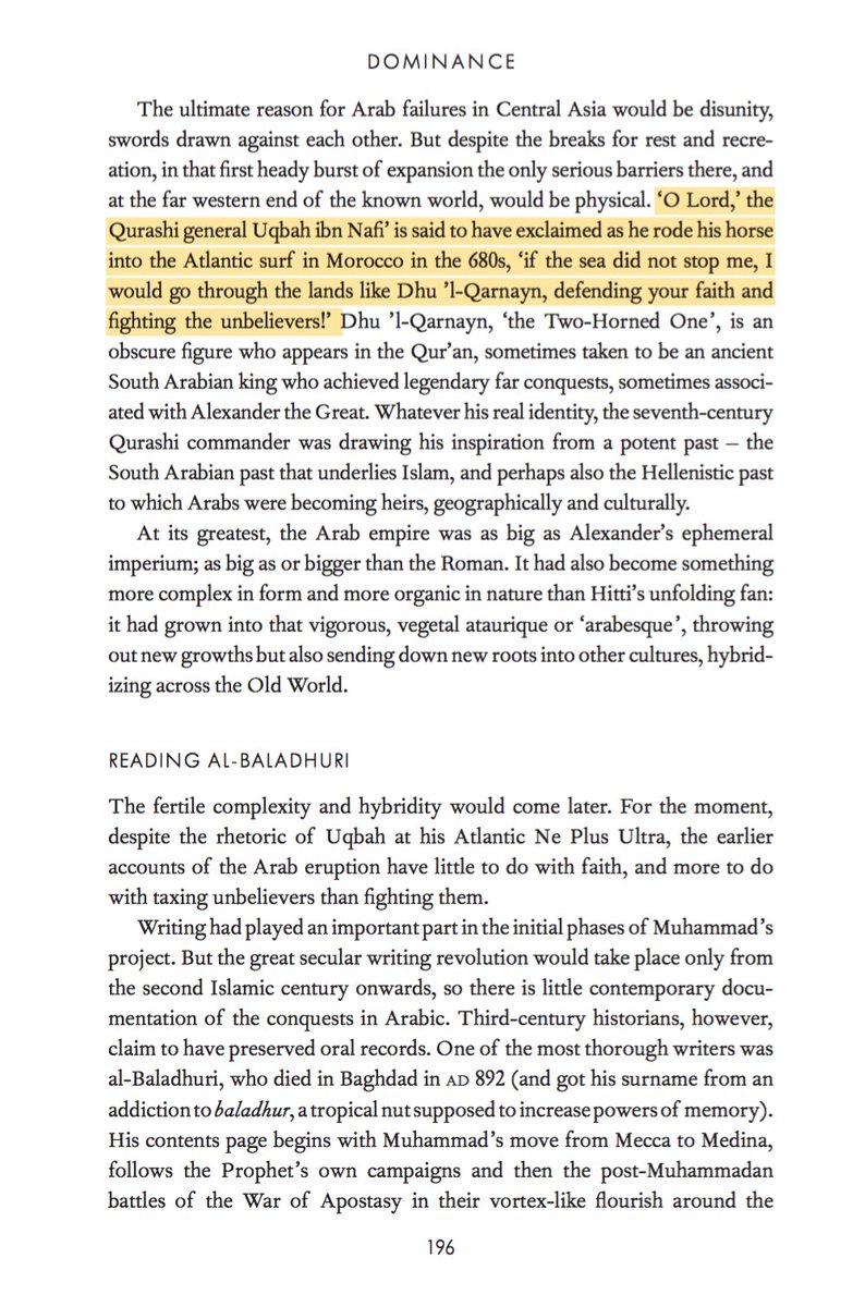 [T. Mackintosh-Smith. (2019). Arabs: A 3,000-Year History of Peoples, Tribes and Empires. Yale University Press. p.196]