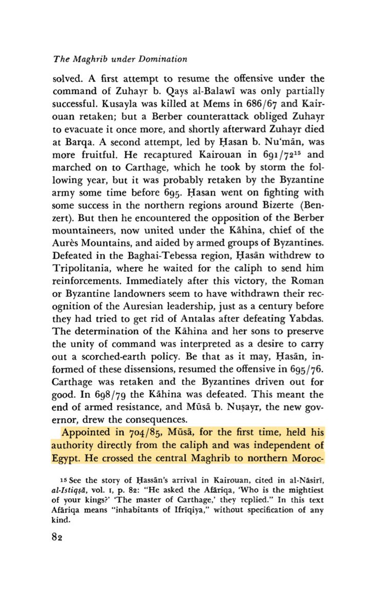 [A. Laroui (2016). History of the maghrib. Princeton University Press. pp. 82-83]