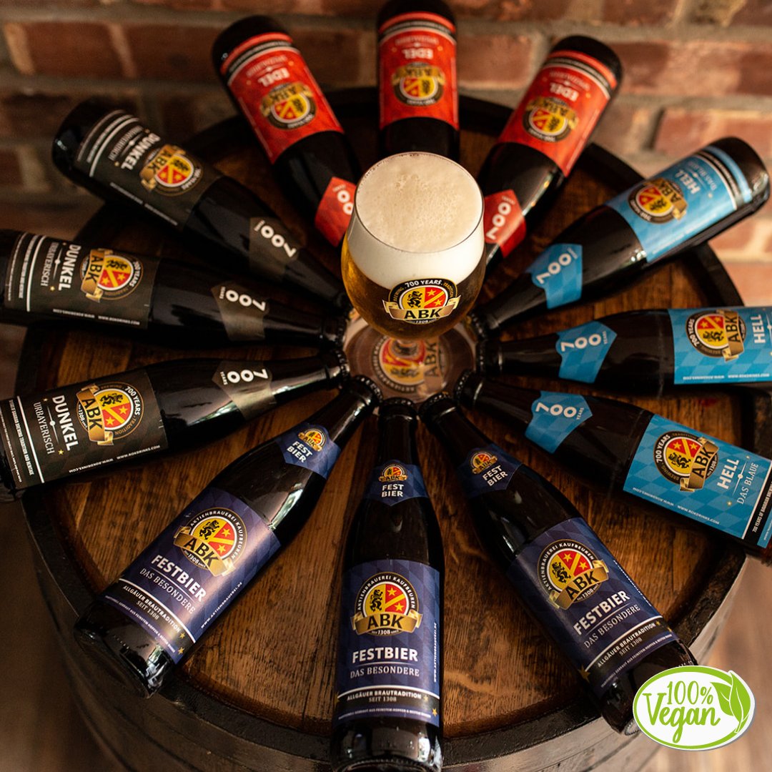 Struggling with #Veganuary? 
​Worry not all our ABK Beers are Vegan friendly! 🥦  Made using only barley, hops, yeasts and the pure local water, our beers are a perfect Vegan treat! 🍺
​
​abkbeer.com