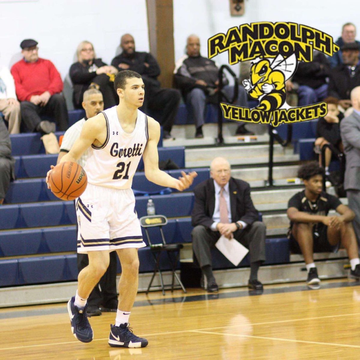 Excited to announce my commitment to Randolph-Macon College. Thank you to my parents, coaches, teammates, and friends who helped me get here. Go Yellow Jackets 🐝