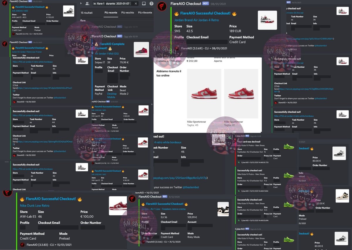 + some unlogged 

TY @cyberaiosuccess <a href="/FlareSmashed/">FlareSmashed</a> <a href="/Lunar_AIO/">Lunar AIO</a> <a href="/thestembot/">StemAio</a>
 
Proxy by: <a href="/WildProxies/">WildProxies</a>

Servers by: <a href="/Paladin_Servers/">Paladin Servers</a>

Code "ANSABU01" for 15% off on <a href="/Paladin_Servers/">Paladin Servers</a> 🔥
