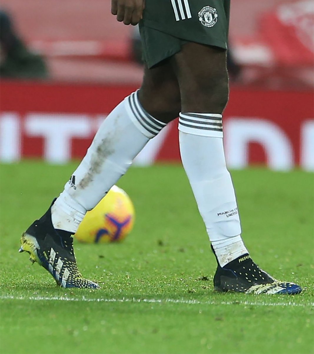 Ο χρήστης de Gol Twitter: "⚫️⚽️ Paul Pogba (@paulpogba) estrenando los nuevos botines adidas Predator Freak en el encuentro Liverpool y Manchester United. Tendrán su lanzamiento al público a