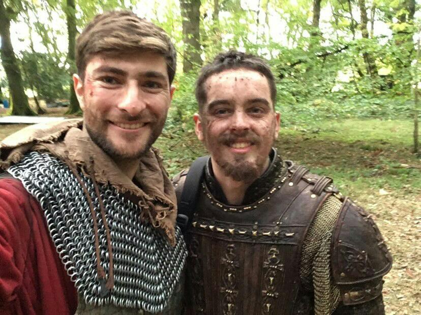 ferdiawpfans's tweet photo. Thank you so much fabriciolucero on Instagram for sending me this splendid BTS photo of Vikings 6B with Ferdia! ๐
#Ferdiawalshpeelo #Alfredthegreat #KingAlfred #Vikings #Vikings6B #BTS #TeamSaxons https://t.co/JdN2FsnaC6