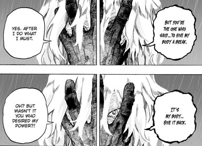 AFO took a massive jump for me with the last few chapters. I enjoyed the dialogue between him and Shiggy immensely this chapter, and I like how he’s giving off this “it was all part of my plan from the very beginning” vibe. Reminds me of one of my favorite villains of all time