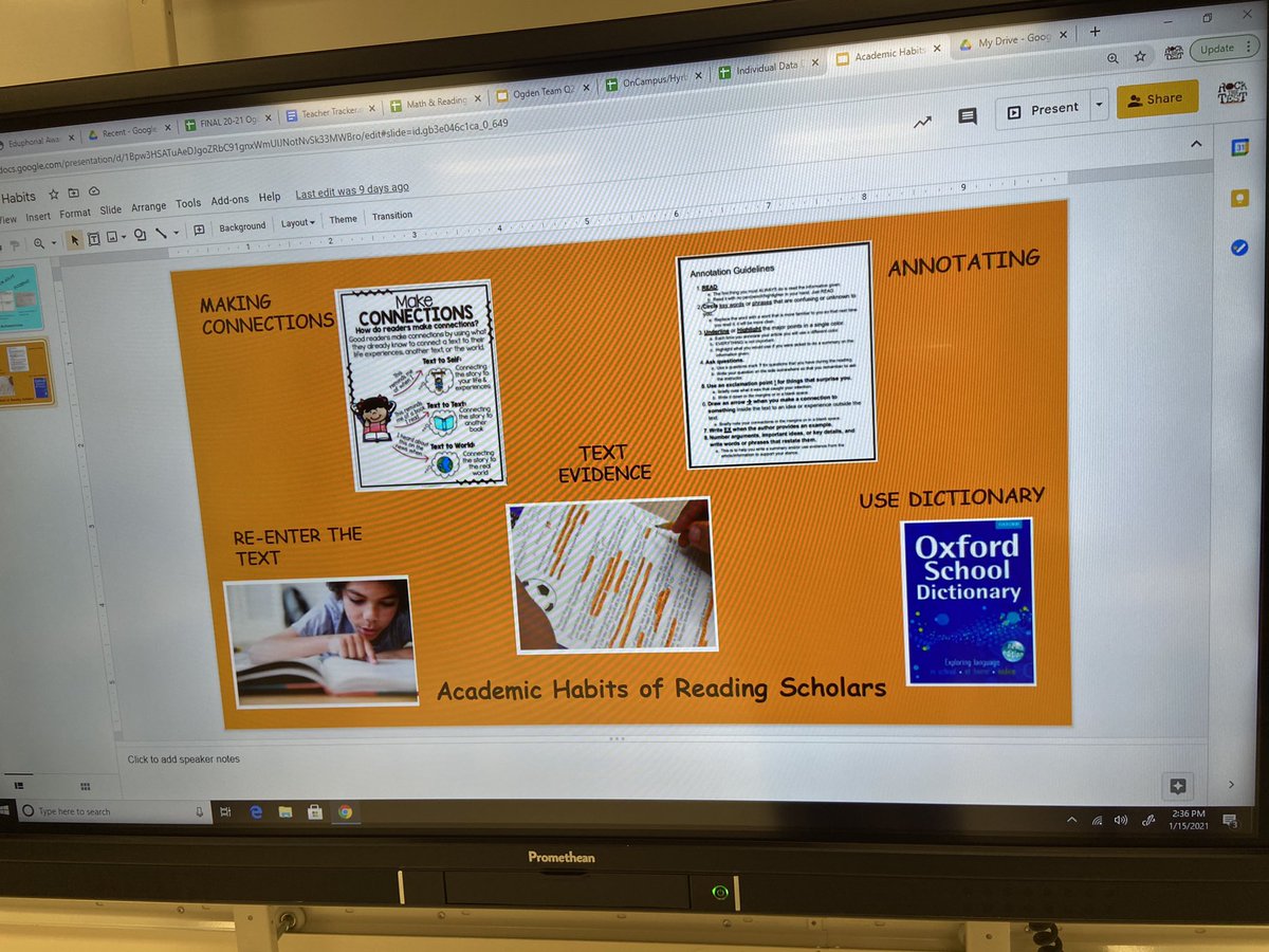 DrWynneLaToya's tweet photo. @OgdenES_AISD sharing their student academic behaviors in reading and math so s’s know their responsibility in learning! These behaviors should be rewarded as s’s demonstrate them daily rather virtual or face-to-face! Let’s GET IT Tick-Tick-Tick-Tick BOOM! #RewardEffort https://t.co/QsHSGkAlyH