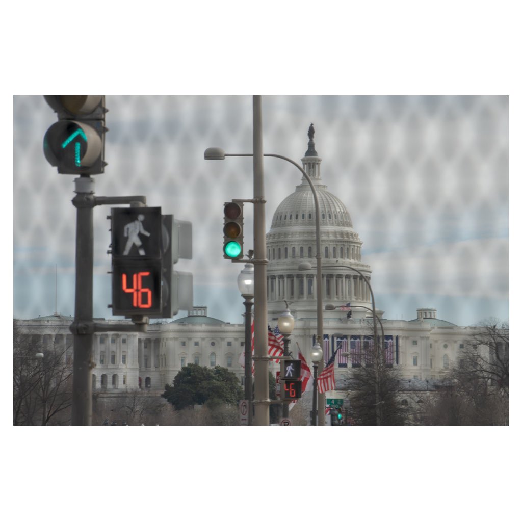 zackdbolton's tweet photo. Joe Biden will be the 46th President of the United States of America. 

I expect he imagined a much different inauguration — one with a crowd of supporters gathered on the National Mall.

It’s all looking very opposite of that today. https://t.co/UPjsa3lkJC
