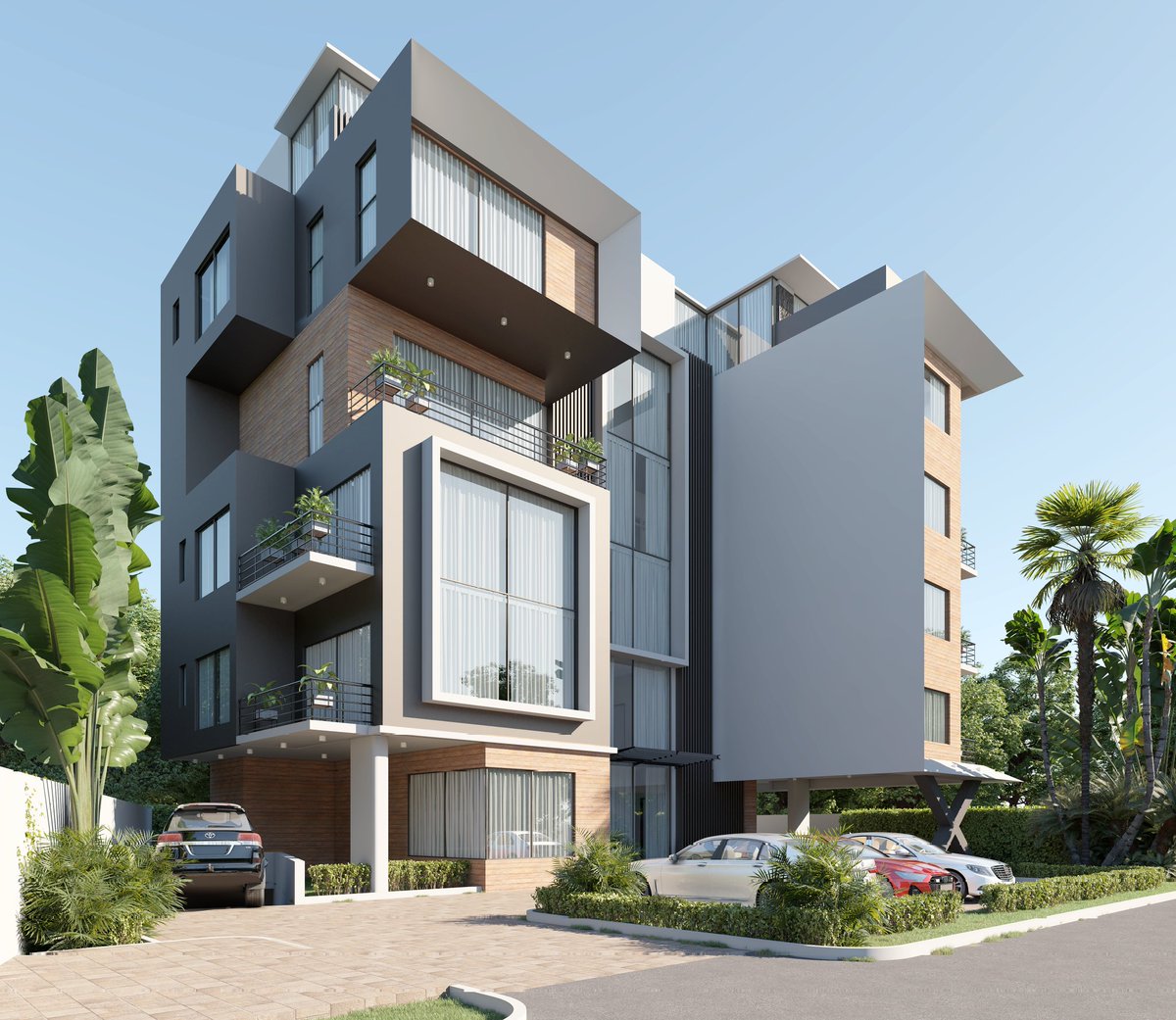 selormk1's tweet photo. Let's go international....Proposed Apartment Design in Guinea. https://t.co/CAWNxIPcZ4