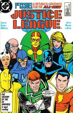 Team books are hard for some people, and having different voices can be a challenge, well if you want what I think has some of the best dialogue in comics you want Justice League by Giffen, Demattais,and various artists, but Kevin Mcguire Amazing faces should be taught.