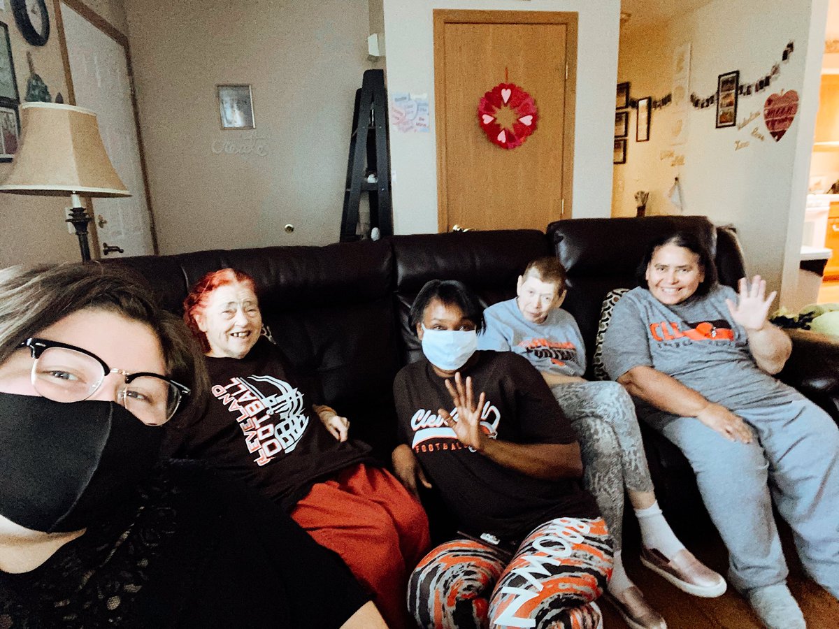 The individuals and staff at our Root Road home are excited to cheer on <a href="/Browns/">Cleveland Browns</a>! #Browns #WeWantMore
