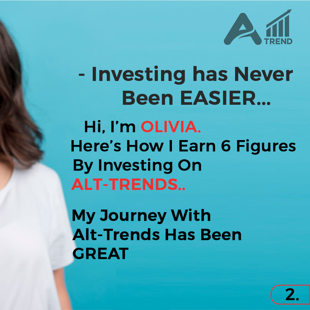 alttrends_'s tweet photo. 6 Figures Daily???
Yeah...Very Possible.

Here is a story of Young Olivia, Who Got Interested in The Financial Market After The First Wave Of #covid_19
She Started Investing With Only $1000
Now she has a 6 Figure Stable Stream Of Income...
.
. https://t.co/mrTgOpCKyA