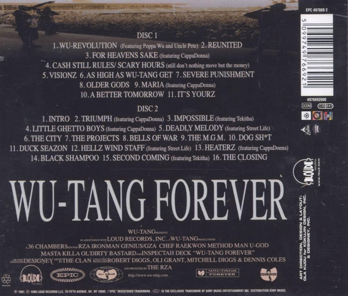 Wu-Tang Forever was a long album nearing almost 2 hours long with 16 tracks; including some great ones like Impossible, It's Yourz, and A Better Tomorrow. Overall it was an amazing answer to their debut album & will go down as another classic.