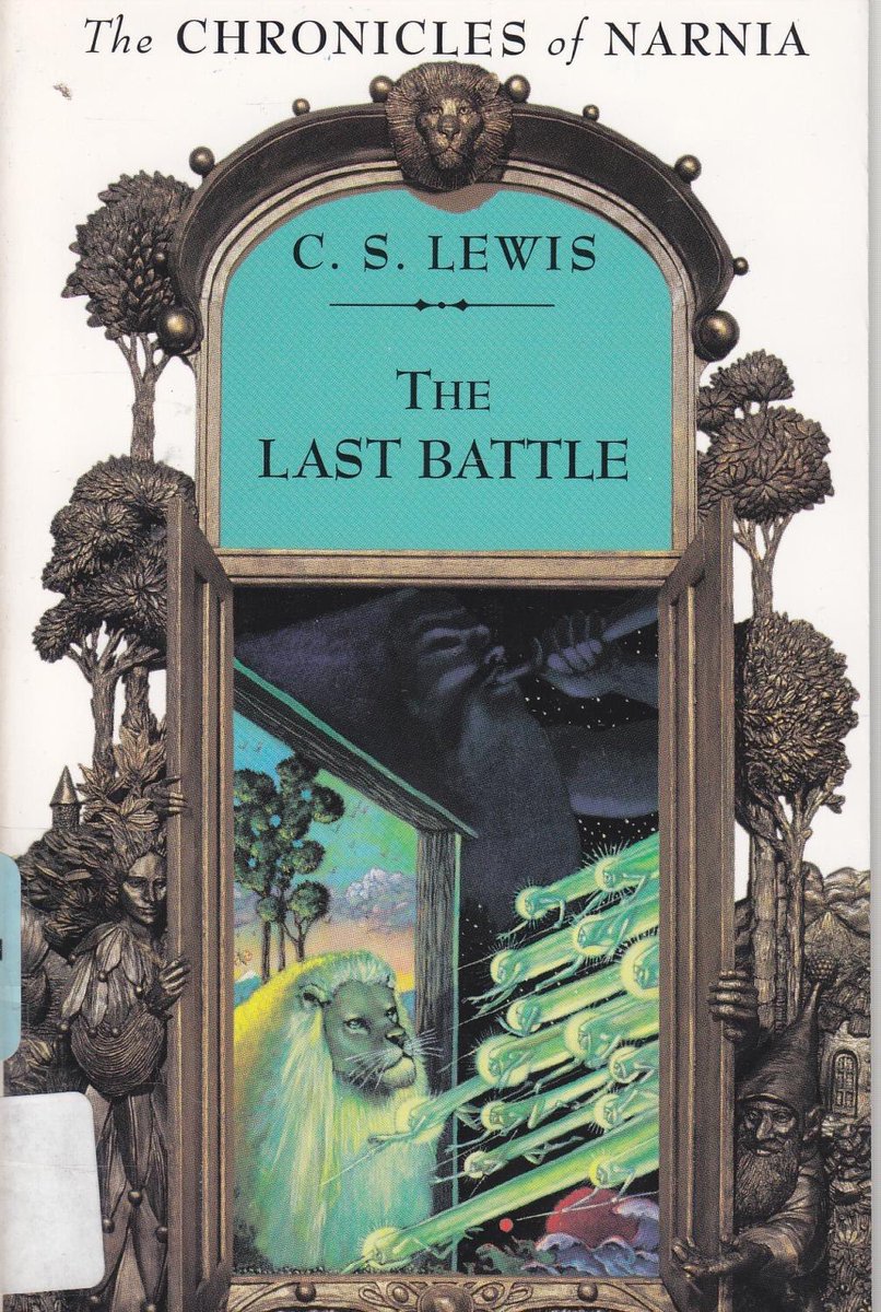 offbrndcereals's tweet photo. did anyone else have the Chronicles of Narnia edition with these covers as a kid? very good cover art imo https://t.co/0ItYCz0eIs