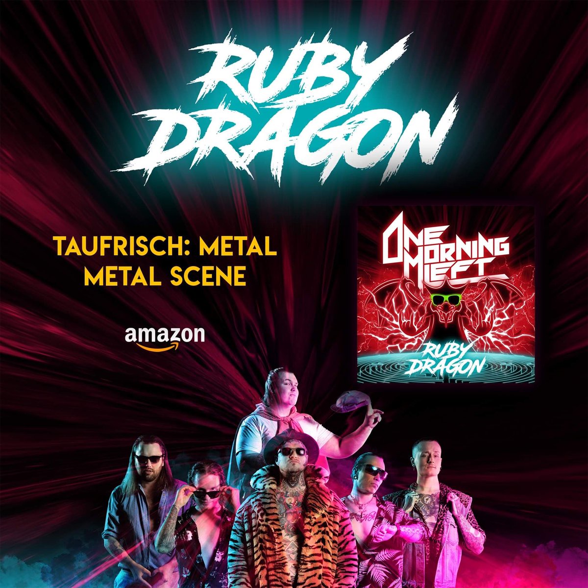 CultNordic's tweet photo. Thanks for the playlist luv Amazon!
Stream RUBY DRAGON:
https://t.co/00zHlrdPRC
Pre-order HYPERACTIVE:
https://t.co/H2clDP5hgM
@onemorningleft1
@Arising_Empire
#metalcore #partycore #finnishmetal #newmusic https://t.co/z2mAqcivA7