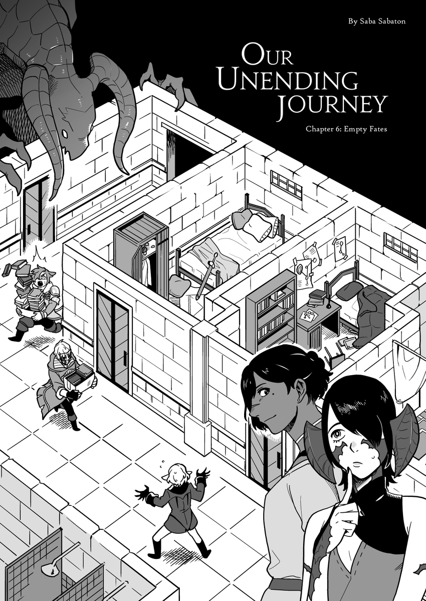Our Unending Journey Chapter 6 is now available for free! ?
This is an alternate-canon series focusing on the Warriors of Light, plural.

Read the latest chapter here: https://t.co/8VB5Een484 

Follow updates on our Discord: https://t.co/RVTGWnRfUv

#FFXIVART #OurJourneyFFXIV 