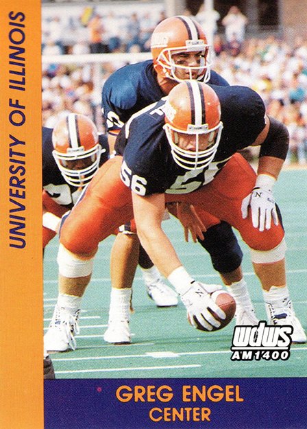 illinilegends's tweet photo. Happy 50th Birthday to @IlliniFootball graduate Greg Engel. He played four seasons in the NFL with the San Diego Chargers and Detroit Lions.  @BHSraiderFB   @PrestonEngel53 https://t.co/Cf9gwn9KmI