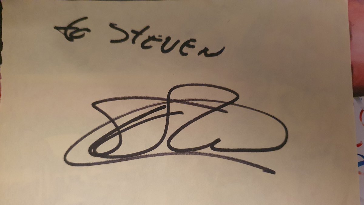 Autograph book page signed by Fernando Ricksen