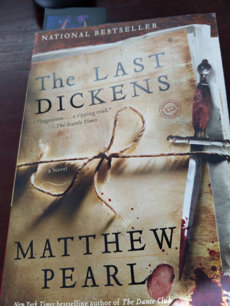 ms_kaval's tweet photo. @MatthewPearl (I read The Dante Chamber first) about 100 pages in, and I see some familiar characters. Love it. And loved The Dante Club and The Dante Chamber. https://t.co/X9YPaddyfZ