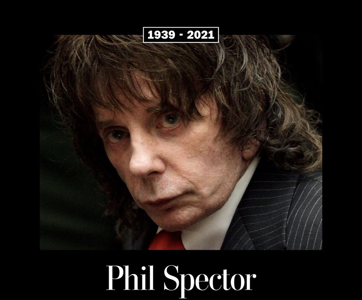 January 17 2021
💔🎵 
#PhilSpector #TheRonettes #Murder #RonnieSpector #TheBeatles #Music #JohnLennon #WallOfSound #IkeAndTinaTurner #TheCrystals #GeorgeHarrison #AndiVincent