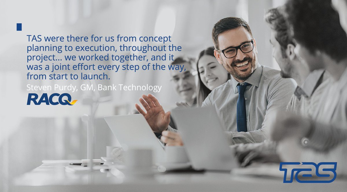 Many banks and financial institutions are still using old #software to avoid business disruptions. Learn how TAS helped RACQ with their #digitaltransformation, with minimum #business and customer impact at ow.ly/2LiE50COO9X