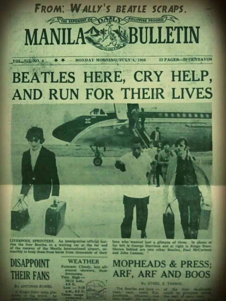 The Beatles are on their second world tour. Beatlemania turns to just mania. Fans want to riot, not listen to musicJohn makes a comment that the Beatles are “more popular than Jesus” sparking outrage & death threatsThe Beatles are threatened & forced to leave the Philippines