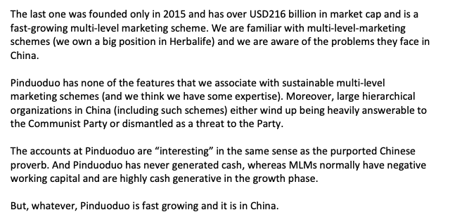 I don't get PinDuoDuo story either.It might be the best thing out there, but how can one be sure that the Chinese government doesn't get assets from equity holders?