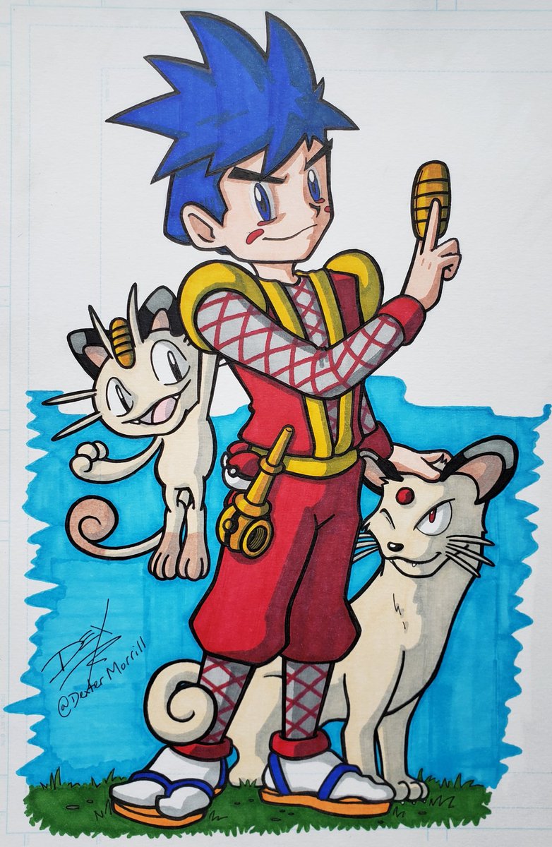 Goemon the Mystical Ninja in the style of a Pokémon Trainer! A nice mash-up sketch for my buddy <a href="/Goemon047/">Let's GET!! PUTTED!</a>!
#retrovideogames #videogamehistory #videogames #mysticalninja #mysticalninjastarringgoemon #goemon #pokemon #pokemontrainer #sketching #sketchrequest