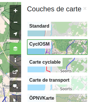 Hé ! <a href="/CyclOSMorg/">CyclOSM</a> sur osm.org #OpenStreetMap  c'est bien utile !  openstreetmap.org/#map=14/43.643… Merci