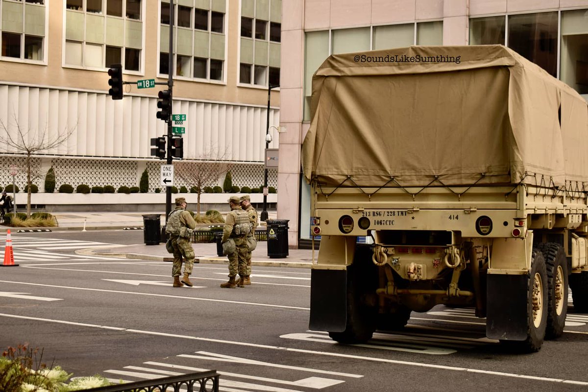 Now time for all the more unsettling photos I took. Photographing the National Guard was a weird experience. Half looked like they wanted to brutalized me, half posed for my shots.