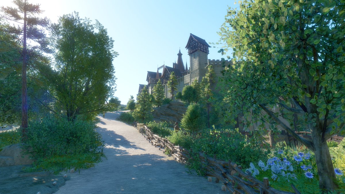 Torstead is taking it's defence more seriously, erecting some mighty walls. Also the end result of today's stream.

(not every tower is going to stay like this, just a bit of a sketch) #planetzoo