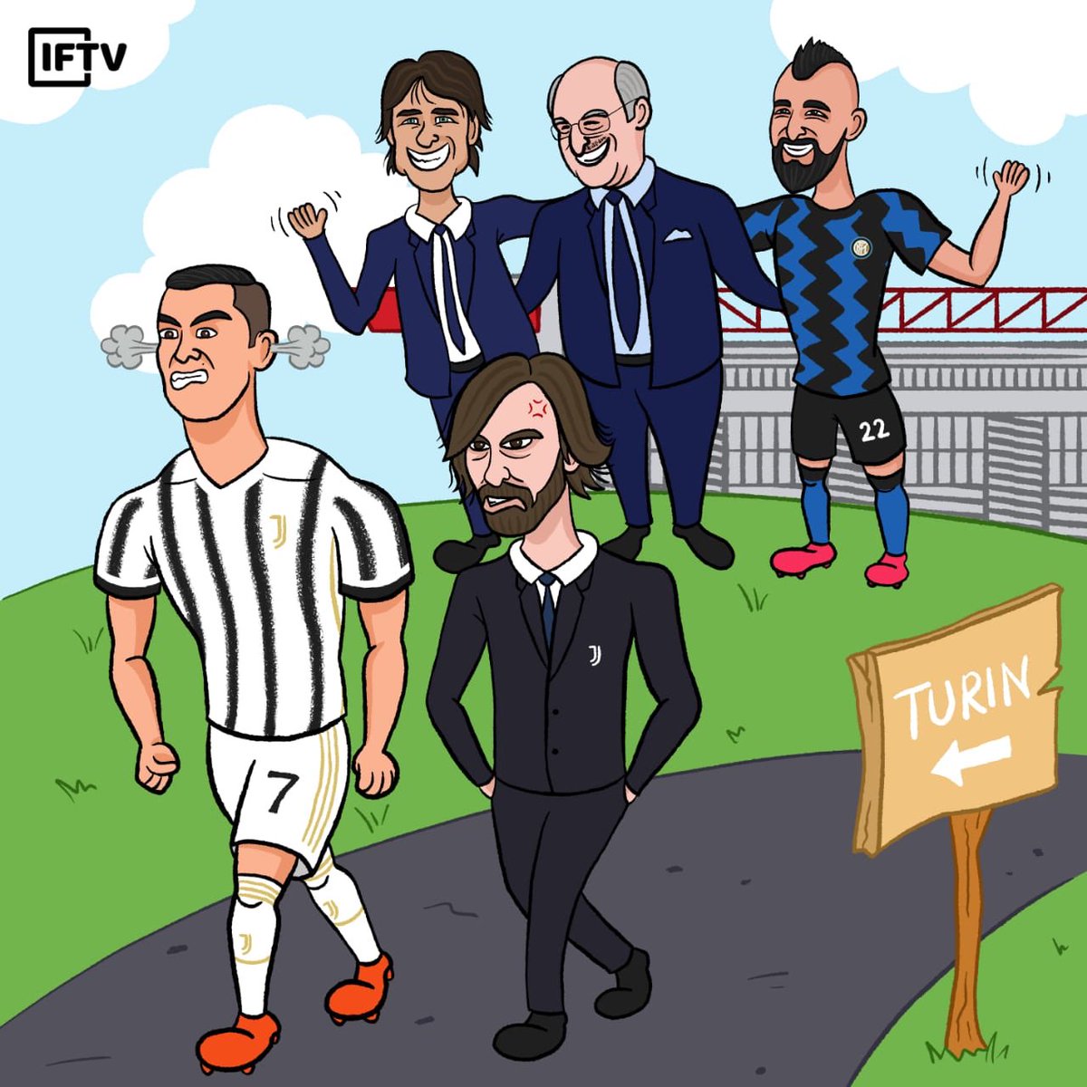 IFTVofficial's tweet photo. Ex Juve boys take down their former team 😏 https://t.co/VIrTD0RMsL