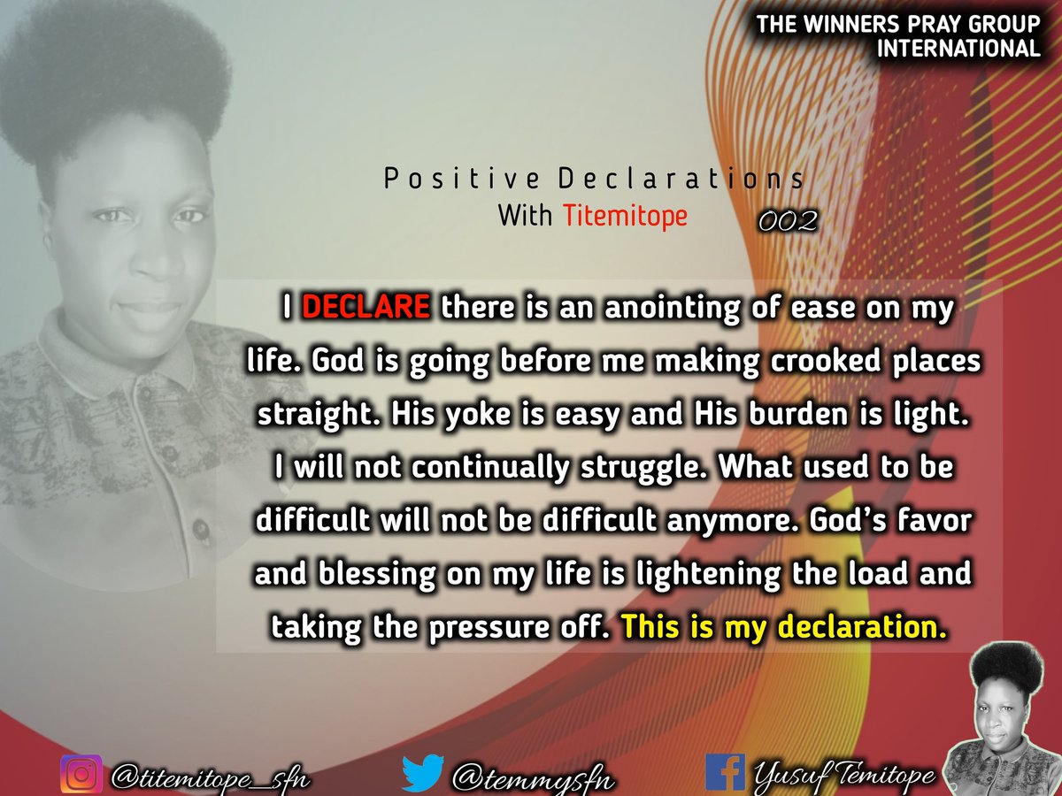 temmy_sfn's tweet photo. God’s method of bringing life to dead places, people, nations, gifts and calls is for someone to say it is alive when it still looks dead. (The essence of faith is to believe before we see, not see to believe.)
#sayitoutloud #positivedeclarations #wttitemitope #declareathing https://t.co/qRl7rleUJq