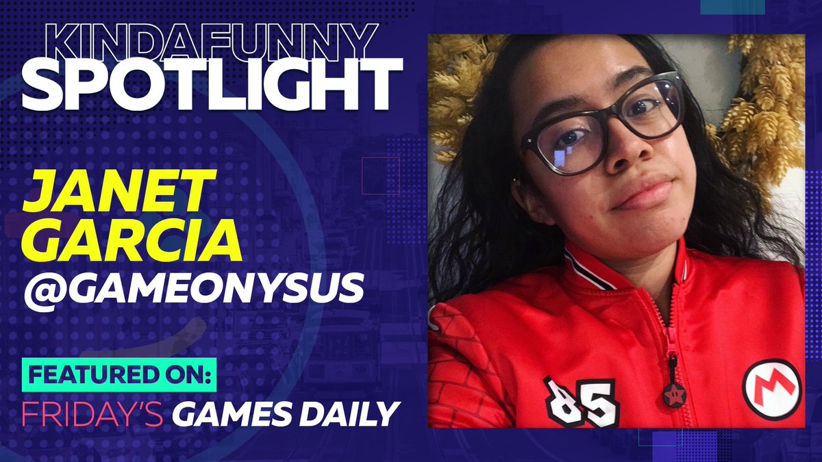 KindaFunnyVids's tweet photo. Reminder that this week's Kinda Funny Spotlight is @Gameonysus!

She'll be joining us tomorrow on Games Daily, don't forget to send in questions for her and Greg to answer to https://t.co/5DjURrzKPj! https://t.co/JnawQv7j3e