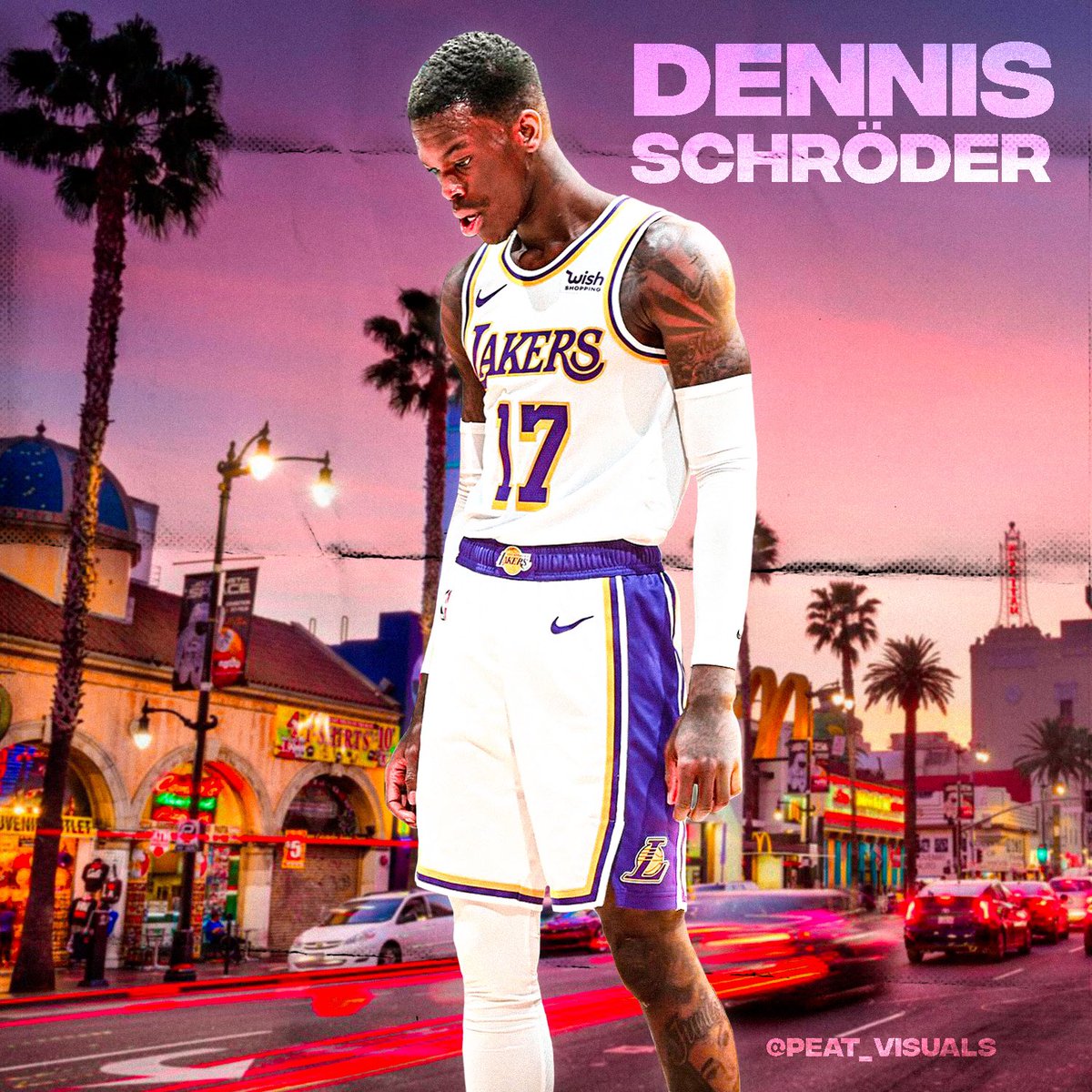peat_visuals's tweet image. Dennis Schröder is making an immediate impact for the @Lakers #DennisSchroder #Lakers #LosAngelesLakers #NBA