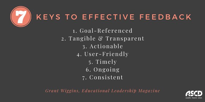 TCEA's tweet photo. Research says that less teaching ➕ more feedback is the 🔑 to achieving greater #learning. Agree?

https://t.co/0T0p5gkpD0 @ELmagazine  #teachertwitter #cpchat #apchat https://t.co/0O8M5qcNIs