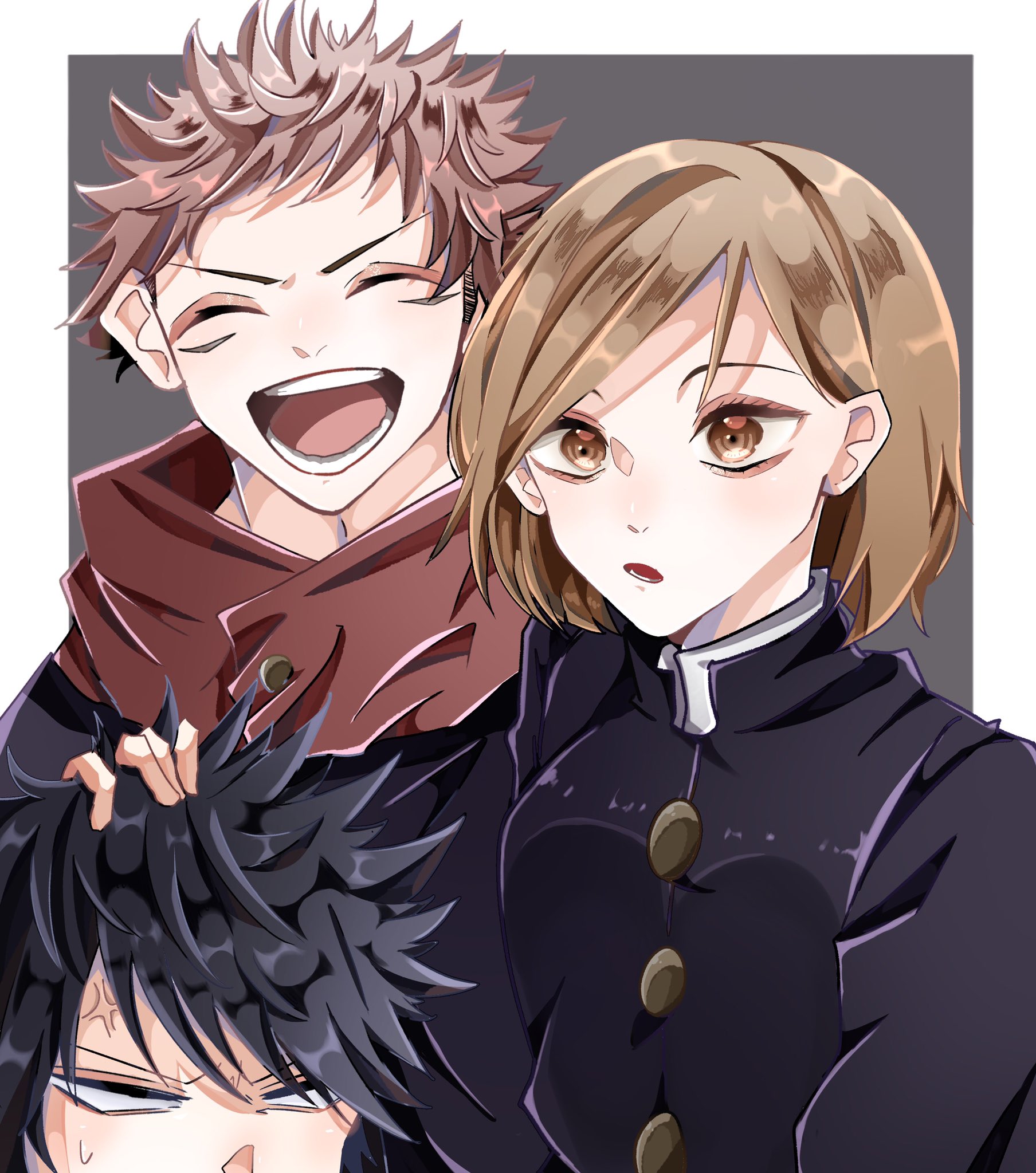 Twitter 上的 ばるる 可愛い可愛い1年ズ 呪術廻戦 虎杖悠仁 伏黒恵 釘崎野薔薇 めぐみんごめん T Co Kweelkjpvh Twitter