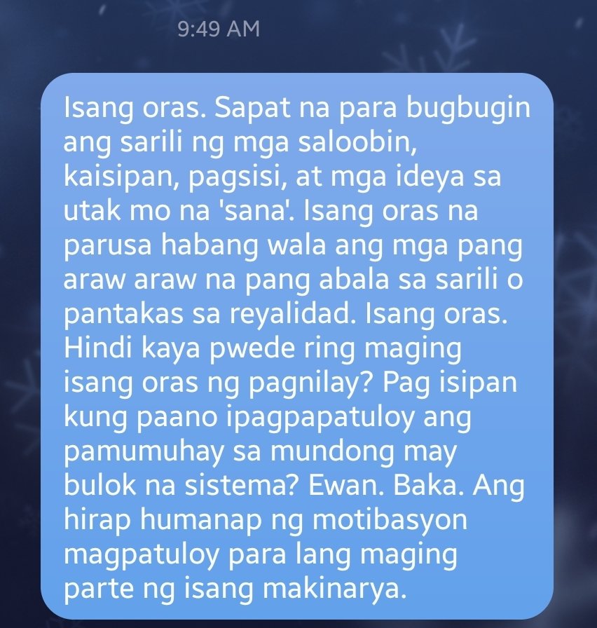 trancogm's tweet photo. Isang oras na walang kuryente. https://t.co/hYMwGVE6KF