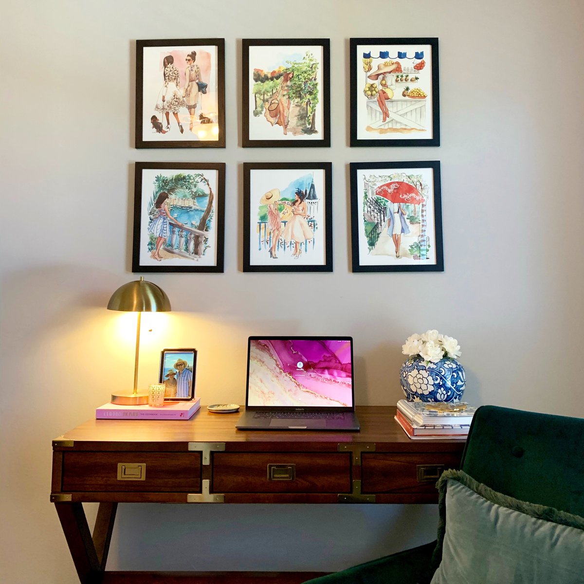 So happy to be settling in deeper and making my mark on the house. 😍