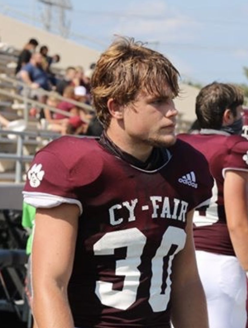 Honored to be named District 17-6A Defensive MVP, and Unanimous selection for 1st Team All-District for my junior year. <a href="/BFND_Football/">Cy-Fair HS Football</a>