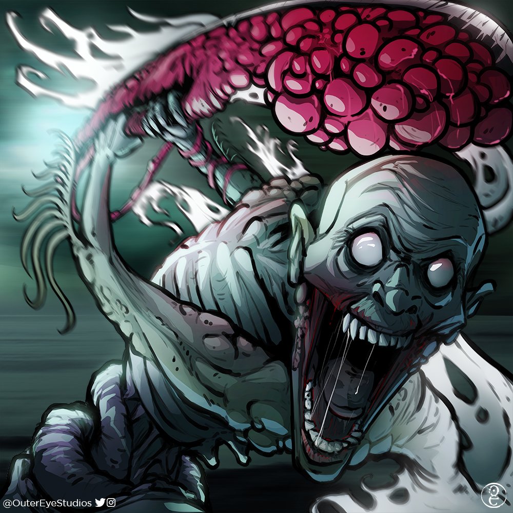 OuterEyeStudios's tweet photo. Enjoy some nightmare fuel before bed! Cheers🥂 https://t.co/nTAPWM496Q