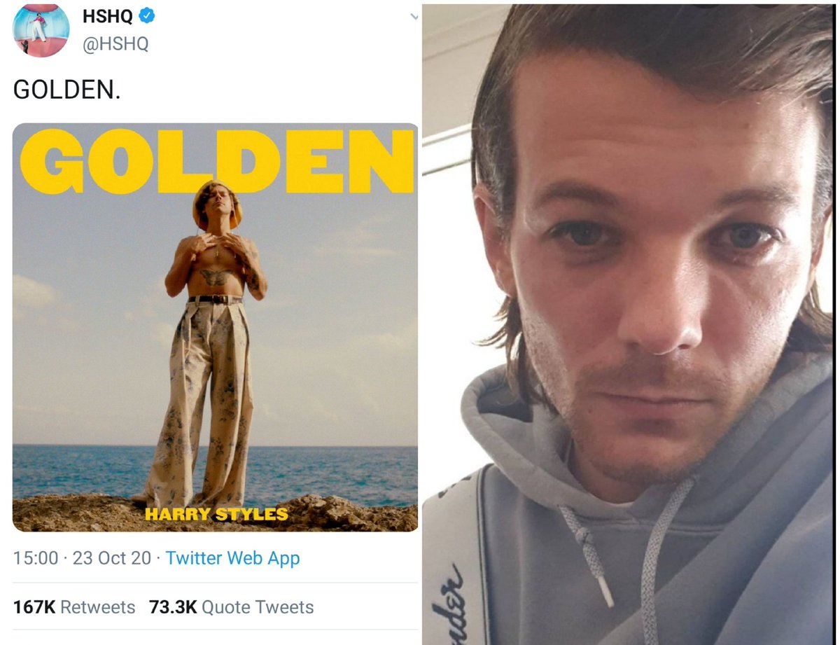 OCTOBER * that guy saying louis was days ago at Hi Tops (gay bar) in LA. * Naomi (H'band member) and her loud loud IG story * L appearing before Golden was announced following and tweeting th D day. * Harry writing on Cam' song named as one of Louis collabs. TBFH..