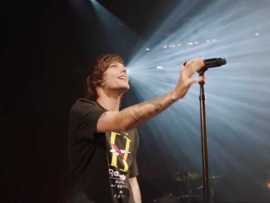 DECEMBER * Louis and the biggest H he found, on his chest* Harry changing lyrics in Golden for the JBB (  ). * Visit Eroda retweeting loads of larries and liking a "Louis The Fish" post. * Variety cover, again costume blue clothes.