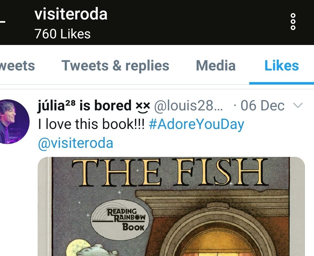 DECEMBER * Louis and the biggest H he found, on his chest* Harry changing lyrics in Golden for the JBB (  ). * Visit Eroda retweeting loads of larries and liking a "Louis The Fish" post. * Variety cover, again costume blue clothes.