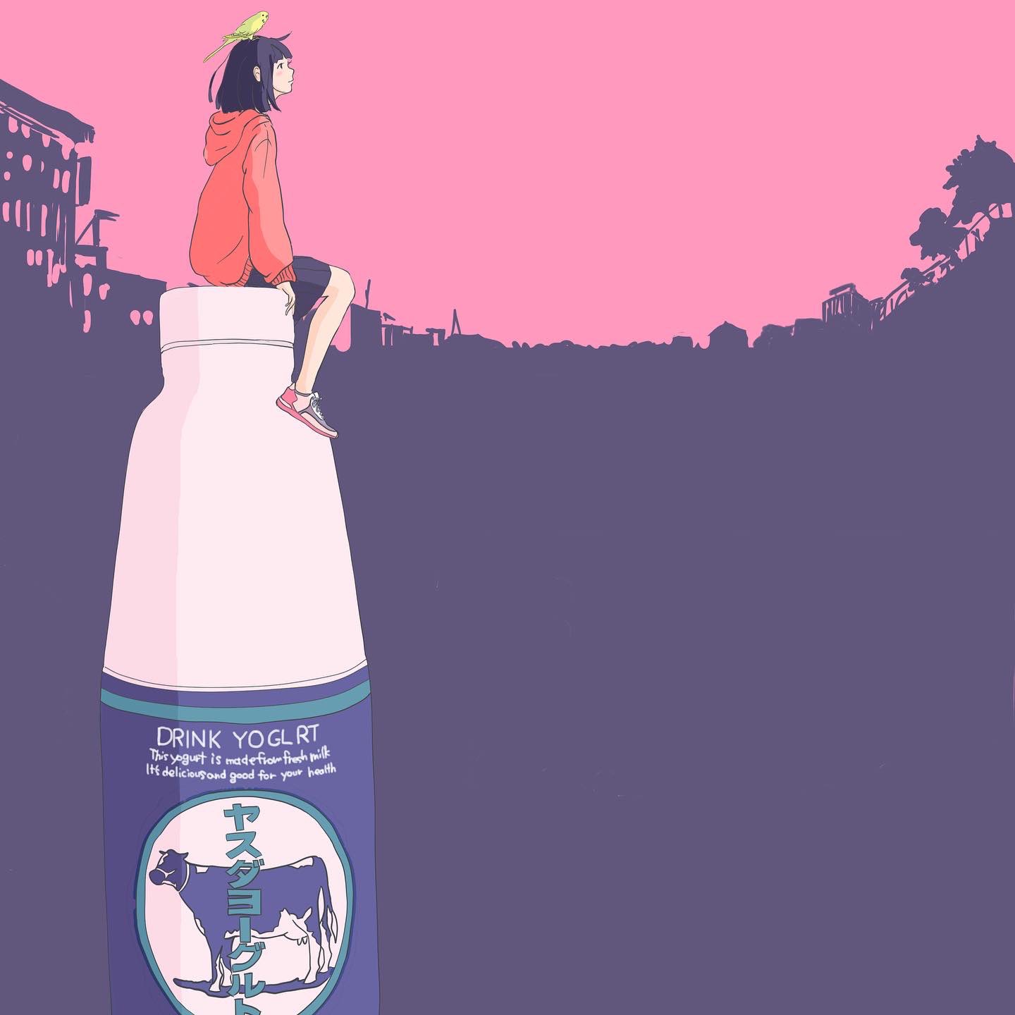 いとまき イラストレーター ヤスダヨーグルトの飲むヨーグルト感が好き Illust イラスト 女の子イラスト 冬の創作クラスターフォロー祭り インコ Illustration イラストレーター いらすとや イラストレーション 食べ物 Illustrator ストック